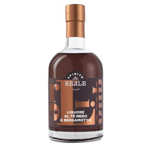 LIQUORE AL TE' NERO E BERGAMOTTO SPIRITO REALE L. 0.70