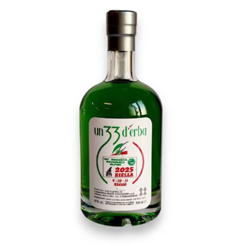 UN 33 D'ERBA - LIQUORE DEGLI ALPINI L. 0,50