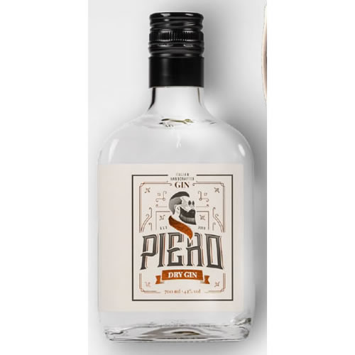 GIN PIERO DRY + SACCHETTO TELA L 0,70