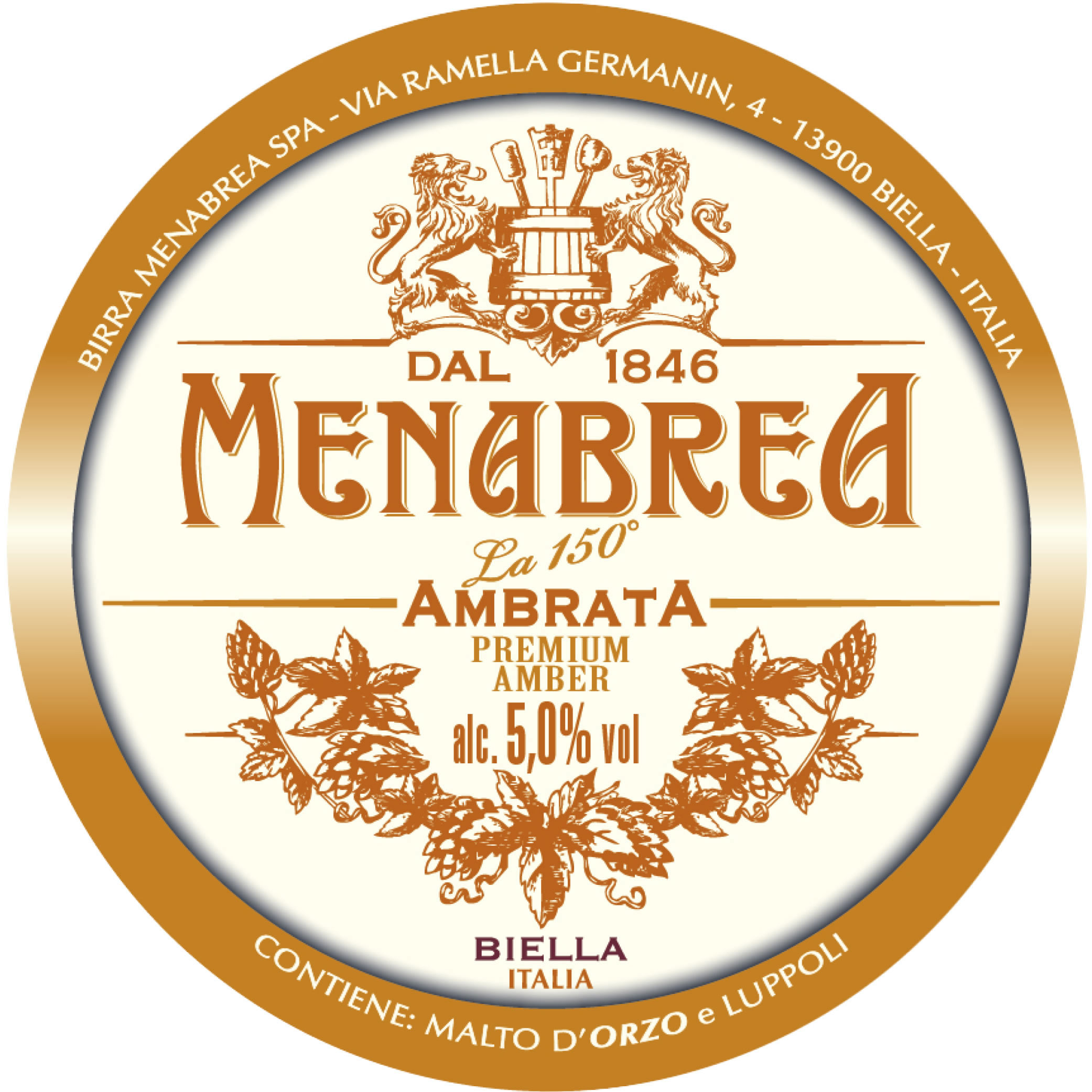 Birrificio Menabrea&Figli - FUSTO BIRRA MENABREA AMBRATA POLIKEG LT. 24 - Italia