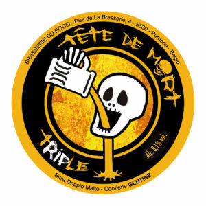  Brasserie du Bocq - FUSTO BIRRA TETE DE MORT  TRIPLE BLONDE LT. 20 - Belgio