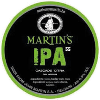 John Martin's 1910 - FUSTO BIRRA J.MARTIN IPA 55 KEG L. 15 - Belgio