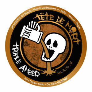 Brasserie du Bocq - FUSTO BIRRA TETE DE MORT  TRIPLE AMBER LT. 20 - Belgio