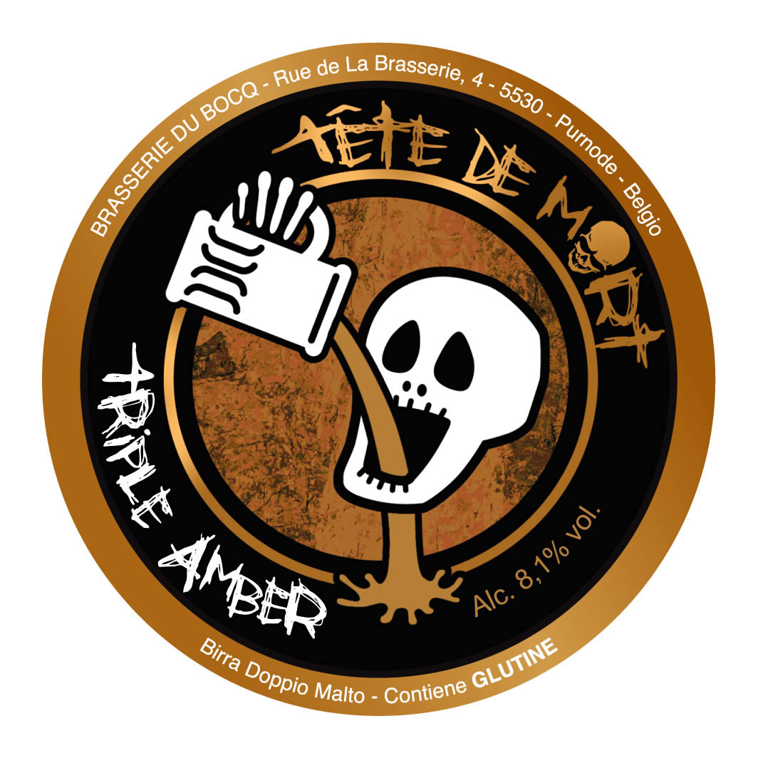 Brasserie du Bocq - FUSTO BIRRA TETE DE MORT TRIPLE AMBER LT. 20 - Belgio