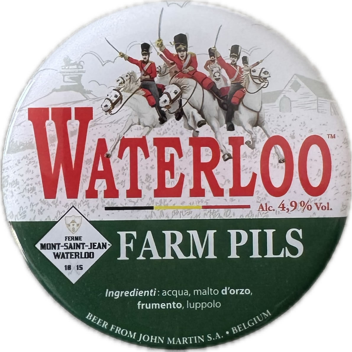 Brasserie de Waterloo - FUSTO BIRRA J. MARTIN WATERLOO FARM PILS L. 30 - Belgio